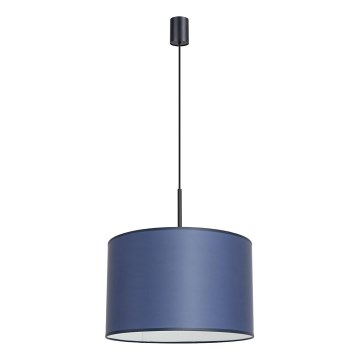 Pakaramā griestu lampa NEVIA uz vada 1xE27/15W/230V Ø 40 cm, zila