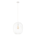Pakaramā lampa ar kabeli OVELLA 1xE27/15W/230V Ø 34 cm krēmkrāsaina