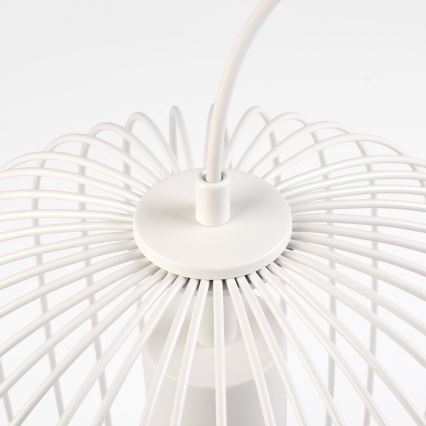Pakaramā lampa ar kabeli OVELLA 1xE27/15W/230V Ø 34 cm krēmkrāsaina