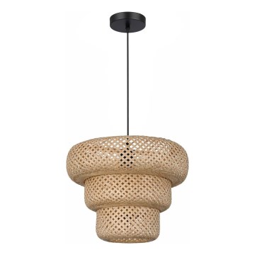Pakaramā lampa ar kabeli TULUM 1xE27/15W/230V Ø 35 cm, bambuss