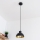 Pakaramā lampa ar kabeli VESPER 1xE27/15W/230 Ø 18 cm melna/zelta