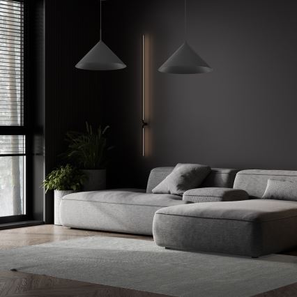 Pakaramā lampa ar trosi CAPITAL 1xGX53/15W/230V Ø 46 cm melna