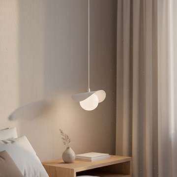 Pakaramā lampa ar trosi RITUAL 1xG9/8W/230V balta