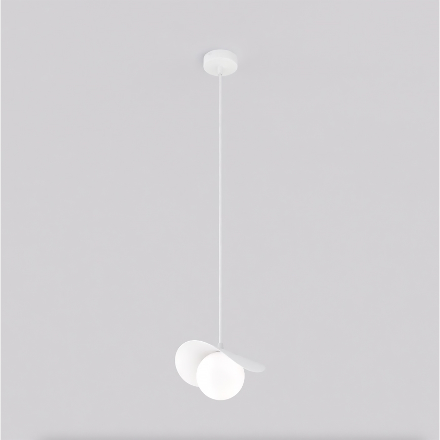 Pakaramā lampa ar trosi RITUAL 1xG9/8W/230V balta