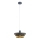 Pakaramā lampa ar vadu ALANA 1xE27/15W/230V pelēka/zelta