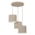 Pakaramā lampa ar vadu ARDEN 3xE27/15W/230V Ø 30 cm, bēša