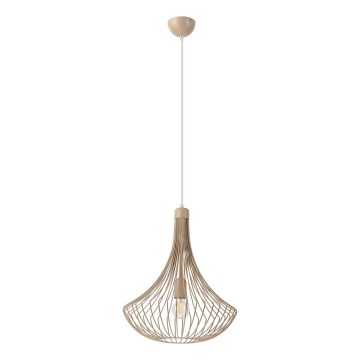Pakaramā lampa ar vadu BALERINA 1xE27/15W/230V bēša
