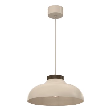 Pakaramā lampa ar vadu BASCA 1xE27/15W/230V bēša/brūna