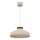 Pakaramā lampa ar vadu BASCA 1xE27/15W/230V bēša/brūna
