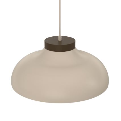 Pakaramā lampa ar vadu BASCA 1xE27/15W/230V bēša/brūna