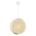 Pakaramā lampa ar vadu BIG DRUM 1xE27/60W/230V krēmkrāsaina