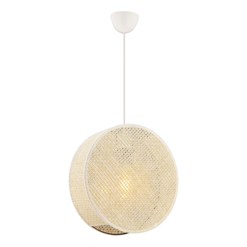 Pakaramā lampa ar vadu BIG DRUM 1xE27/60W/230V krēmkrāsaina
