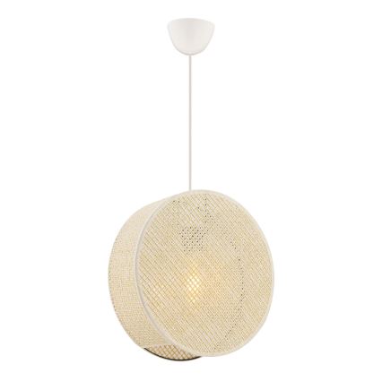 Pakaramā lampa ar vadu BIG DRUM 1xE27/60W/230V krēmkrāsaina