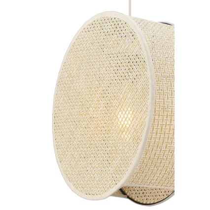 Pakaramā lampa ar vadu BIG DRUM 1xE27/60W/230V krēmkrāsaina