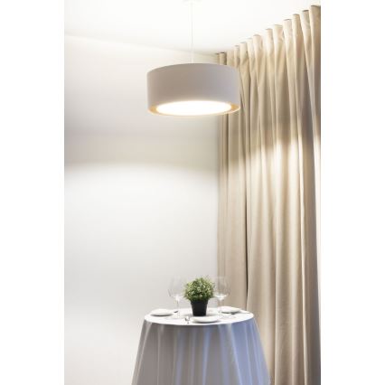 Pakaramā lampa ar vadu BOHO TRINITI 1xE27/60W/230V Ø 50 cm krēmkrāsaina