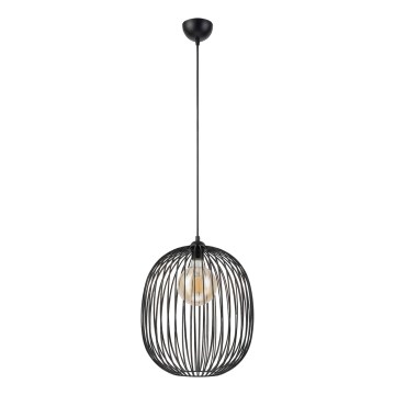 Pakaramā lampa ar vadu DESTELLO 1xE27/15W/230V Ø 32 cm melna