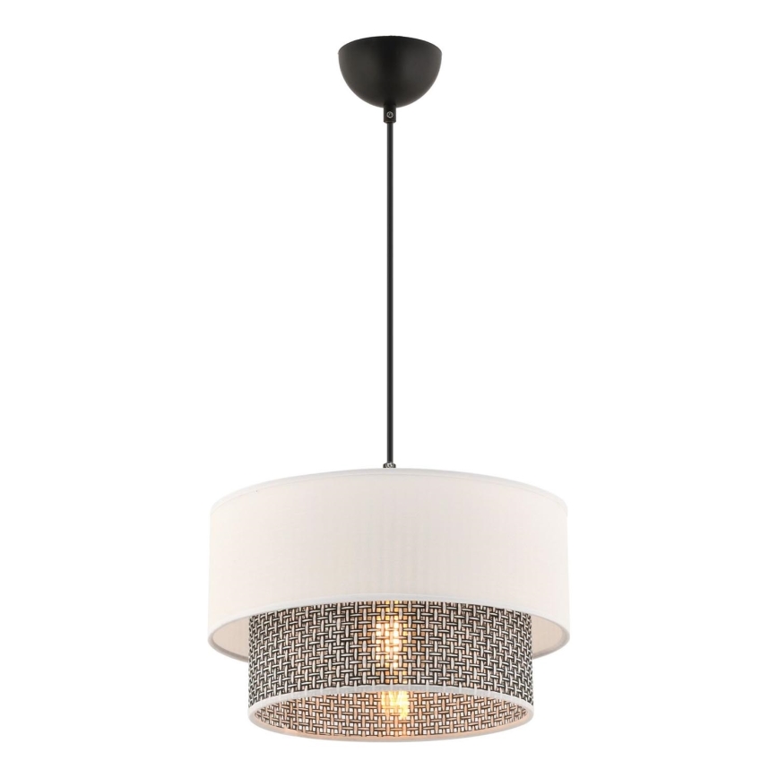 Pakaramā lampa ar vadu ECHO 1xE27/60W/230V krēmkrāsaina/pelēka