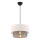 Pakaramā lampa ar vadu ECHO 1xE27/60W/230V krēmkrāsaina/pelēka