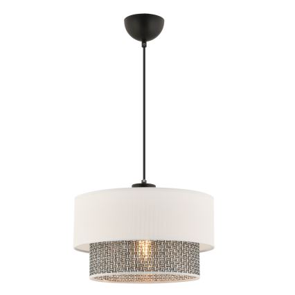 Pakaramā lampa ar vadu ECHO 1xE27/60W/230V krēmkrāsaina/pelēka