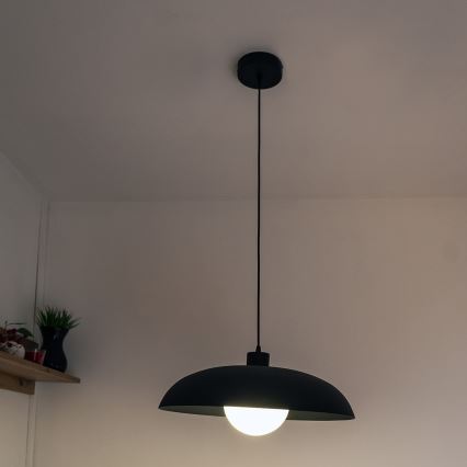 Pakaramā lampa ar vadu ECLIPSE 1xE27/15W/230V melna