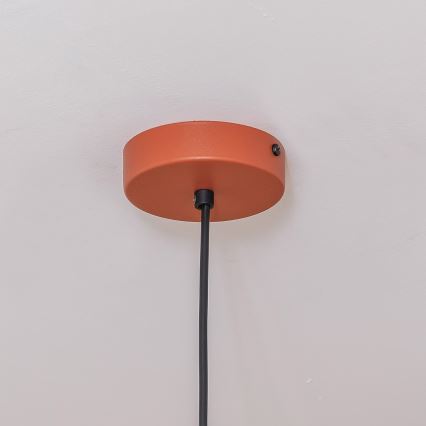 Pakaramā lampa ar vadu ETNA II 1xE27/15W/230V Ø 25 cm oranžā