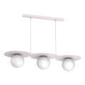 Pakaramā lampa ar vadu FLAT 3xE27/15W/230V krēmkrāsaina