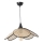 Pakaramā lampa ar vadu FUME 1xE27/40W/230V Ø 45 cm melna/bēša