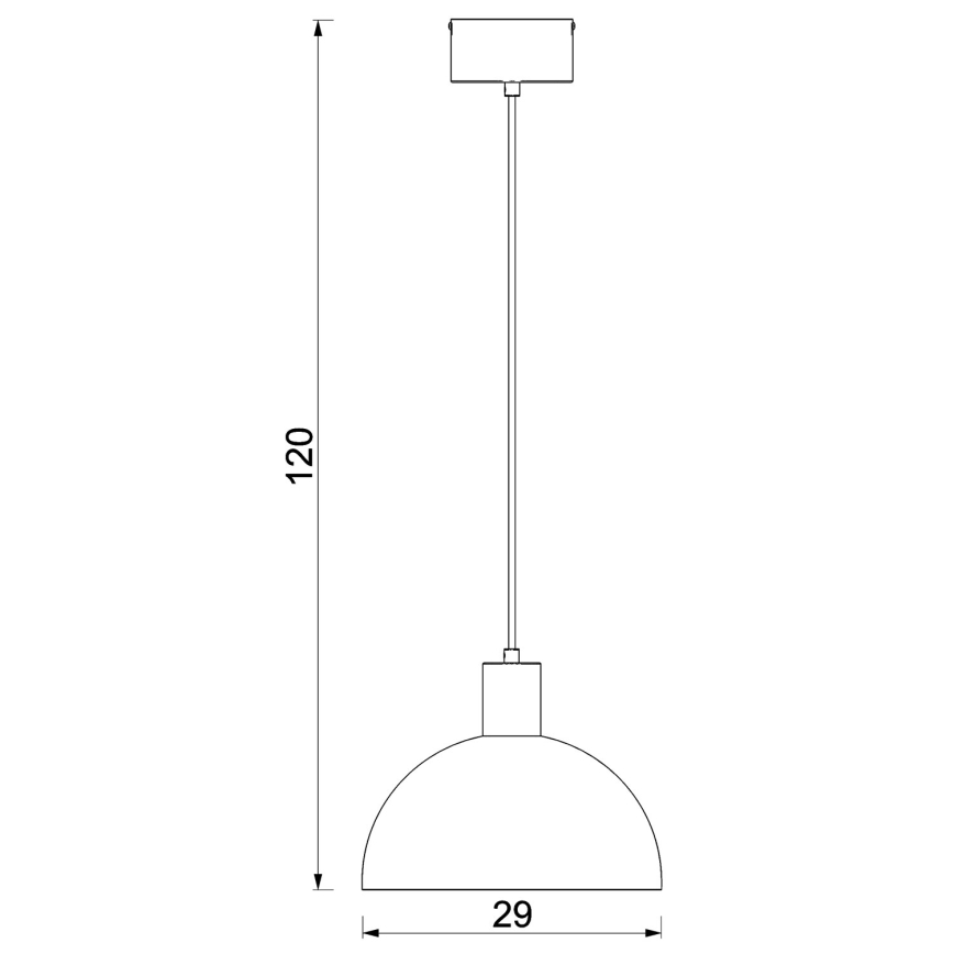Pakaramā lampa ar vadu HANDA 1xE27/15W/230V burgundijas sarkana