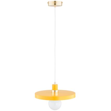 Pakaramā lampa ar vadu LITO 1xE27/15W/230V dzeltena