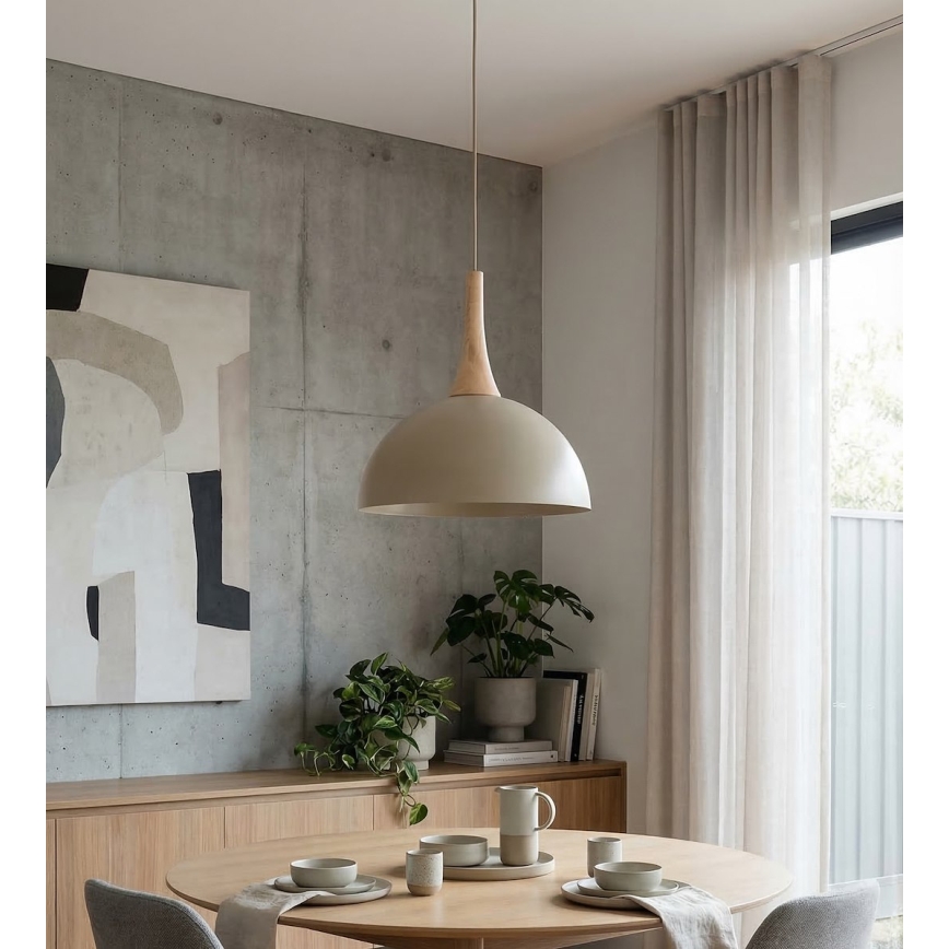 Pakaramā lampa ar vadu NAUTICA 1xGX53/12W/230V bēša