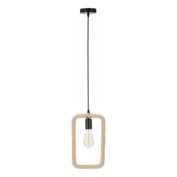 Pakaramā lampa ar vadu OSTOR 1xE27/40W/230V bēša/melna