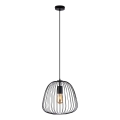 Pakaramā lampa ar vadu OVELLA 1xE27/15W/230V Ø 36 cm melna