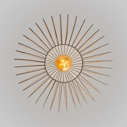 Pakaramā lampa ar vadu OVELLA 1xE27/15W/230V Ø36 cm krēmkrāsas