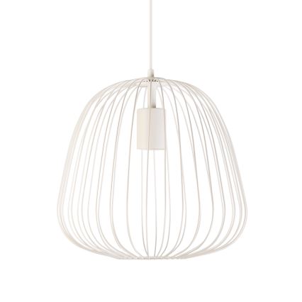Pakaramā lampa ar vadu OVELLA 1xE27/15W/230V Ø36 cm krēmkrāsas