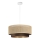 Pakaramā lampa ar vadu SARTA 1xE27/60W/230V Ø 45 cm brūna/jūta