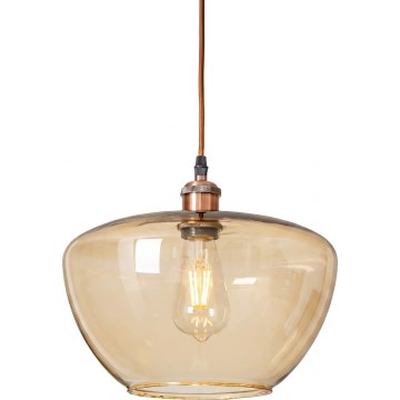Pakaramā lampa ar vadu SEVENTIES E27/60W/230V dūmaina/brūna