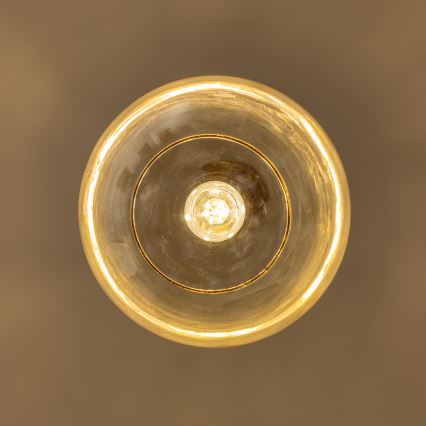 Pakaramā lampa ar vadu SEVENTIES E27/60W/230V dūmaina/brūna