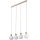Pakaramā lampa BALLO 4xE14/10W/230V bēša