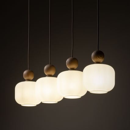 Pakaramā lampa BALLO 4xE14/10W/230V bēša
