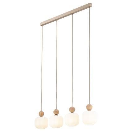 Pakaramā lampa BALLO 4xE14/10W/230V bēša