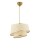 Pakaramā lampa BARETTE 1xE27/60W/230V, krēmkrāsaina/zeltaina