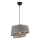 Pakaramā lampa BARETTE 1xE27/60W/230V pelēka/spīdīgs hroms