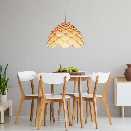 Pakaramā lampa BURGO uz kabeļa, 1xE27/60W/230V, Ø 35 cm