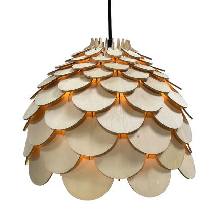 Pakaramā lampa BURGO uz kabeļa, 1xE27/60W/230V, Ø 35 cm