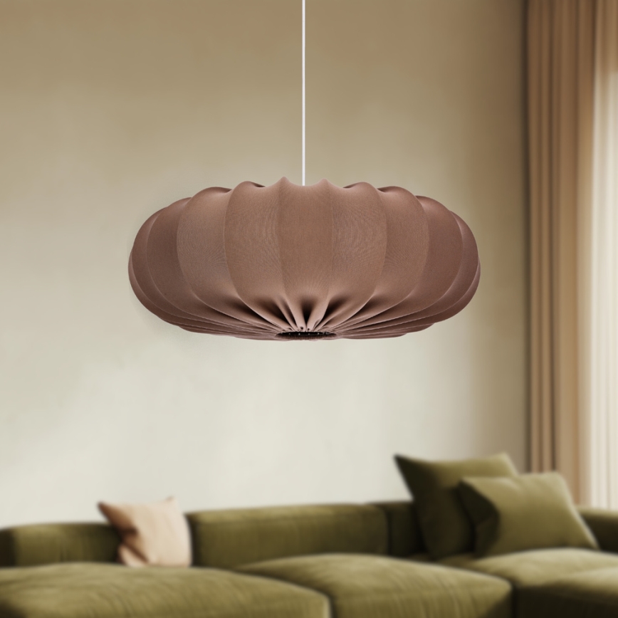 Pakaramā lampa CAFEE uz vada 1xE27/40W/230V Ø 66 cm brūna