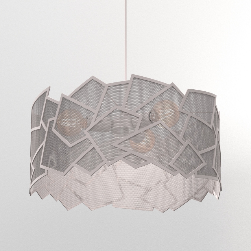 Pakaramā lampa CAMO 3xE27/15W/230V bēša