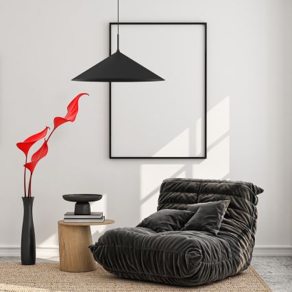 Pakaramā lampa CAPITAL ar vadu 1xGX53/15W/230V, diam. 60 cm, melna