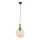 Pakaramā lampa CRUMPLED 1xE27/40W/230V bronza/bēša
