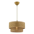 Pakaramā lampa ECHO 1xE27/60W/230V brūna