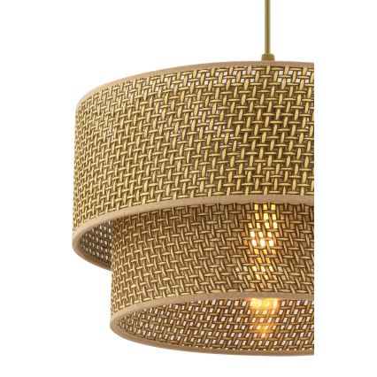 Pakaramā lampa ECHO 1xE27/60W/230V brūna